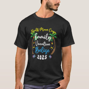 Familie Vakantie Halve Maan Caye Belize Zomerwedst T-shirt
