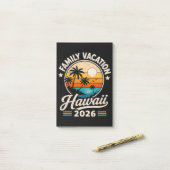 Familie vakantie Hawaii 2026 Post-it® Notes (Op bureau)