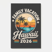 Familie vakantie Hawaii 2026 Post-it® Notes (Voorkant)