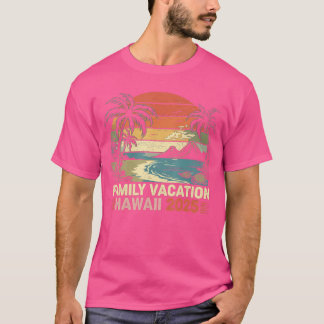 Familie Vakantie Hawaii Beach 2025 Hawaii Family V T-shirt