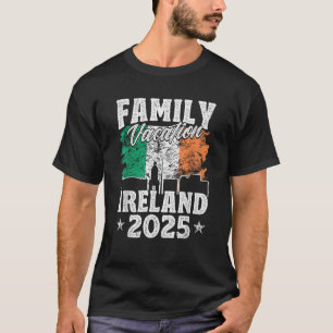 Familie Vakantie Ierland 2025 Strand Zomer Vakanti T-shirt