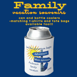 Familie vakantie Laat het avontuur beginnen Blikjeskoeler