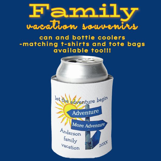 Familie vakantie Laat het avontuur beginnen Blikjeskoeler