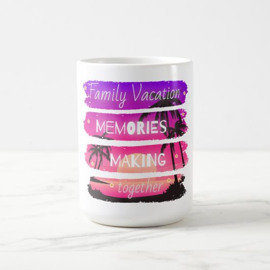 Familie vakantie maken herinneringen samen 2023 Mo Magische Mok (Midden)