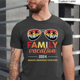  familie vakantie maken herinneringen samen t-shirt