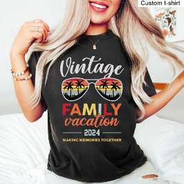  familie vakantie maken herinneringen samen t-shirt