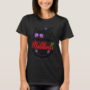 Familie Vakantie Malediven 2025 Bijpassende Zomer T-shirt