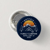 Familie Vakantie Matching Camping Swag Custom Ronde Button 3,2 Cm (Voorkant /achterkant)