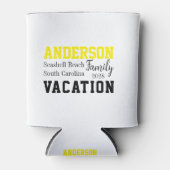 Familie vakantie Matching zomer Blikjeskoeler (Voorkant)