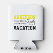 Familie vakantie Matching zomer Blikjeskoeler (Achterkant)