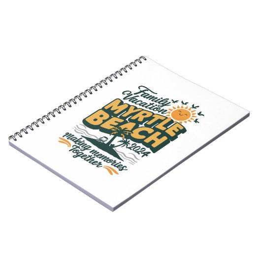 Familie vakantie Myrtle Beach 2024 herinneringen m Notitieboek (Linkerzijde)