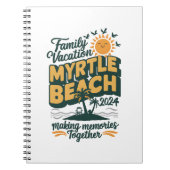 Familie vakantie Myrtle Beach 2024 herinneringen m Notitieboek (Voorkant)