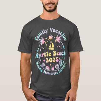 Familie Vakantie Myrtle Beach 2025 Bijpassende Zom T-shirt