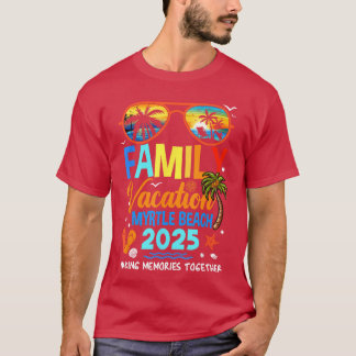 Familie vakantie Myrtle Beach 2025 Familie vakanti T-shirt