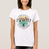 Familie vakantie op maat t-shirt (Voorkant)