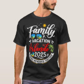 Familie Vakantie Orlando 2025 Strand Zomer Vakanti T-shirt (Voorkant)