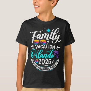 Familie Vakantie Orlando 2025 Strand Zomer Vakanti T-shirt