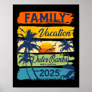 Familie Vakantie Outer Banks North Carolina 2025 F Poster