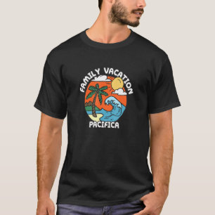 Familie vakantie Pacifica Beach California Beach B T-shirt