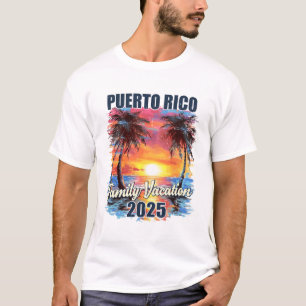 Familie Vakantie Puerto Rico 2025 Zomerreis Match T-shirt