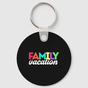 Familie Vakantie Reis Matching Sleutelhanger