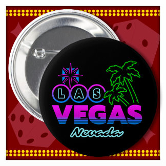 Familie vakantie reis Souvenir Las Vegas vakantie Ronde Button 5,7 Cm