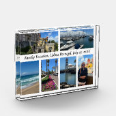 Familie Vakantie Reisgeschenk, 6 Aangepaste Foto,  Fotoblokken (Links)