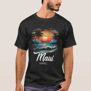 Familie Vakantie Retro Sunset Hawaii Maui Shirt &