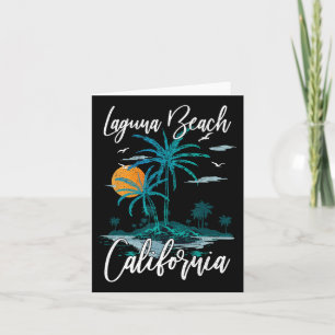 Familie vakantie retro zonsondergang Californië La Kaart