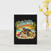 Familie Vakantie Riviera Maya 2025 Herinneringen M Kaart (Gele Bloem)