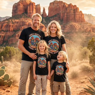 Familie Vakantie Sedona Arizona Matching Groep T-shirt