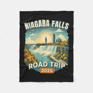 Familie Vakantie Souvenir Niagara Falls Wegreis 2 Fleece Deken