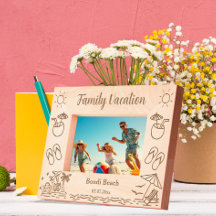 Familie Vakantie Strand keepsake