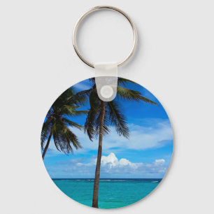 Familie Vakantie Strandvakantie Guadeloupe Cariben Sleutelhanger