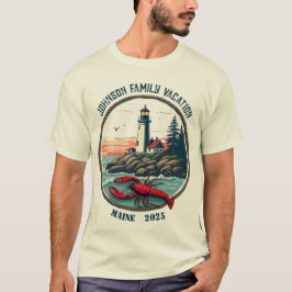 familie vakantie T-shirt-Maine T-shirt