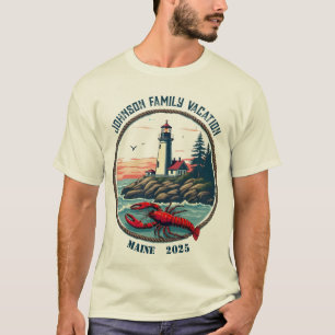  familie vakantie T-shirt-Maine T-shirt