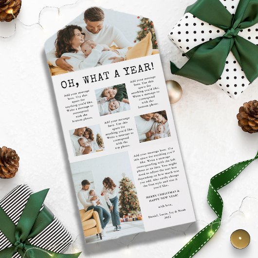 Familie Vakantie Tri-Fold Kaart