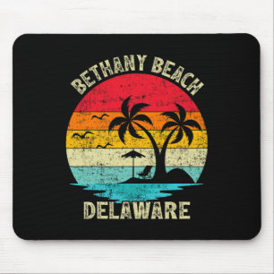 Familie Vakantie Vintage Retro Delaware Bethany Be Muismat