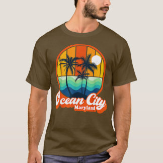Familie vakantie Vintage Retro Florida Delray Beac T-shirt