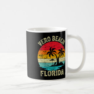 Familie vakantie Vintage Retro Florida Vero Beach Koffiemok