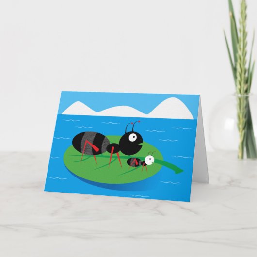 Familie Valentijnsdag Kaart (Voorkant)