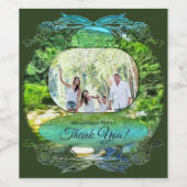 Familie Vallarta Dank je South 0366 Wijn Etiket (Enkel label)