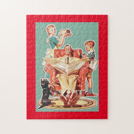  familie van 1950: 50 huisvrouwen taart legpuzzel (Verticaal)