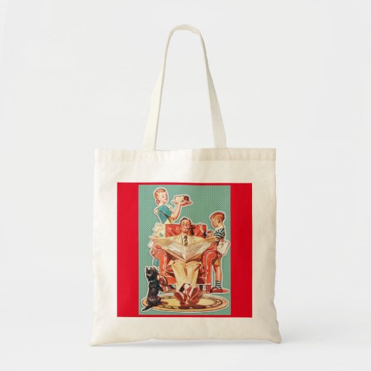  familie van 1950: 50 huisvrouwen taart tote bag (Voorkant)