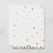 Familie van 3 schattige sterren zwangerschap aanko feestdagenkaart (Achterkant)
