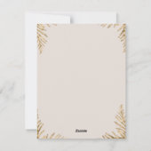 Familie van 4 Krans Xmas Zwangerschap aankondiging (Achterkant)