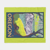 Familie van Beavers Fleece Deken (Voorkant (Horizontaal))