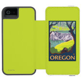 Familie van Beavers Incipio iPhone Portemonnee Hoesje (Agenda Open)