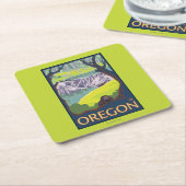 Familie van Beavers Kartonnen Onderzetters (Schuin)