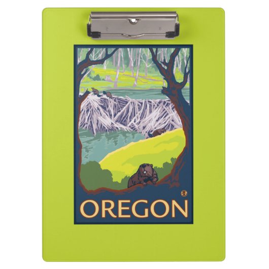 Familie van Beavers Klembord (Voorkant)